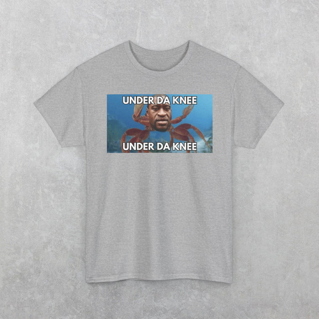 George Floyd Crab T-Shirt, Funny Under Da Knee Meme T-Shirt, Funny George Floyd Meme