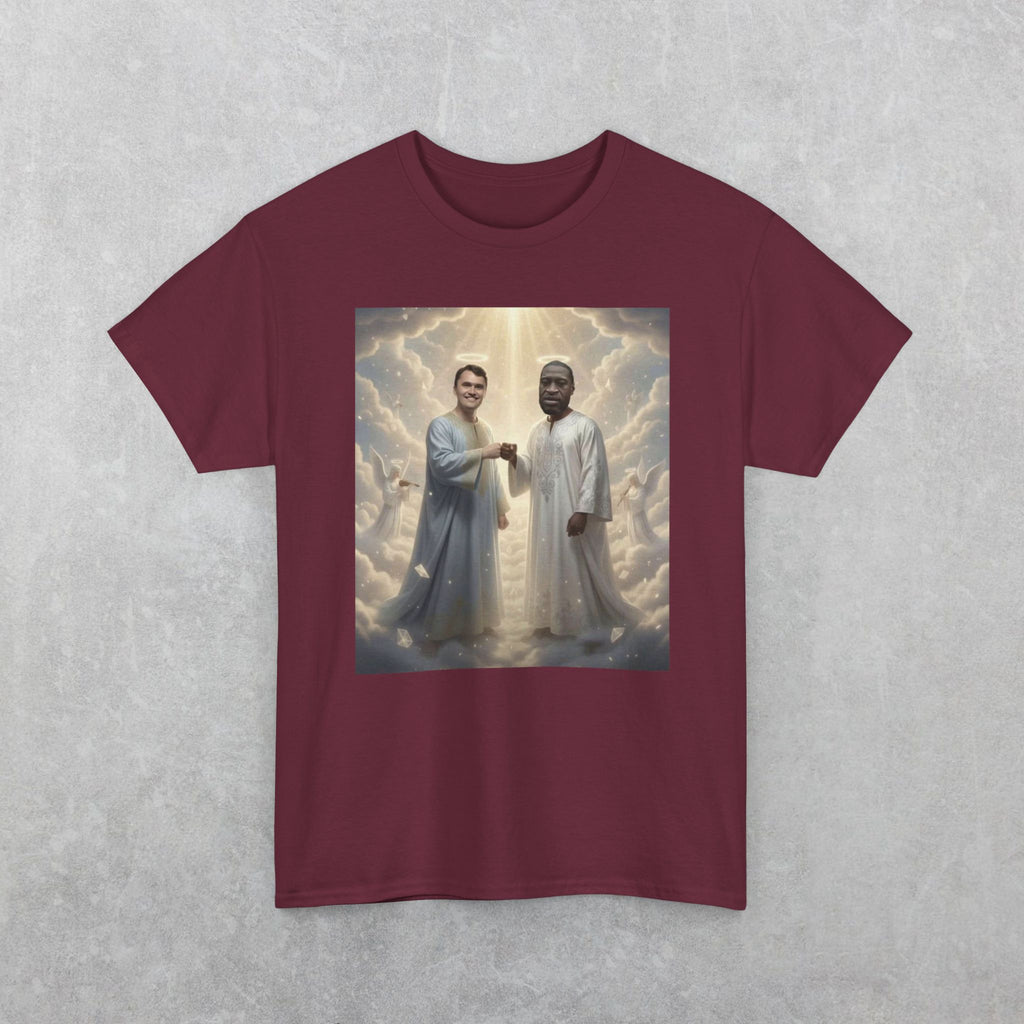Charlie Kirk & George Floyd In Heaven T-Shirt