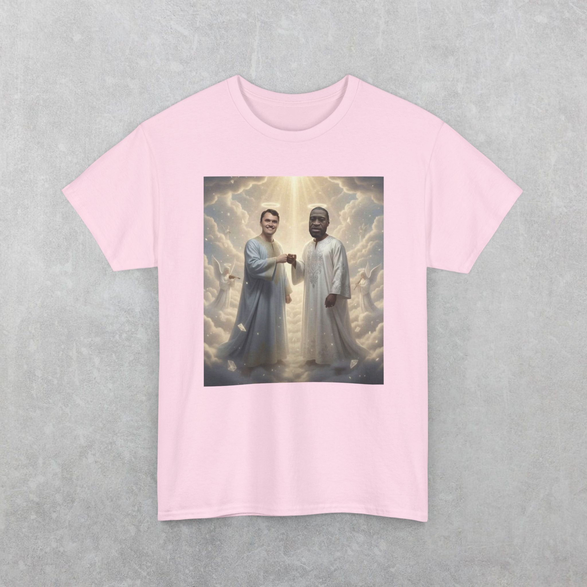 Charlie Kirk & George Floyd In Heaven T-Shirt
