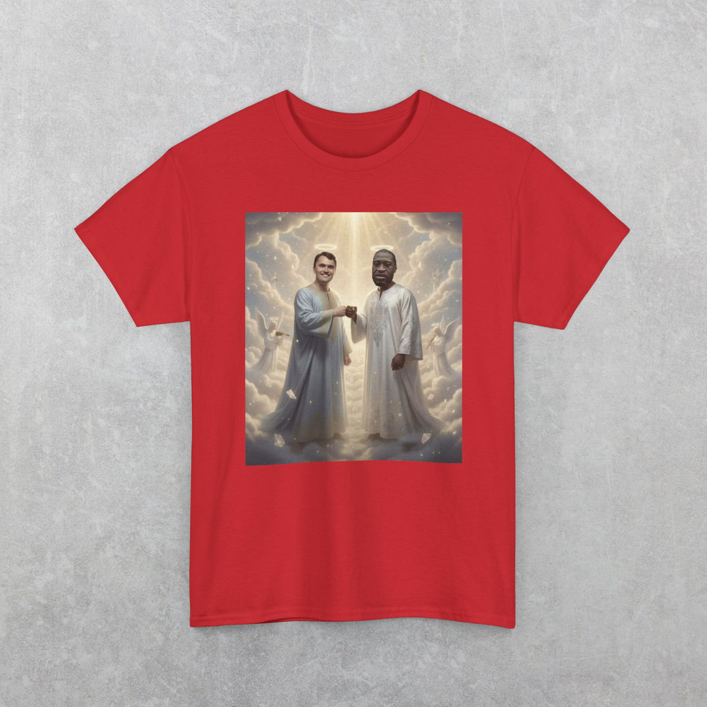 Charlie Kirk & George Floyd In Heaven T-Shirt