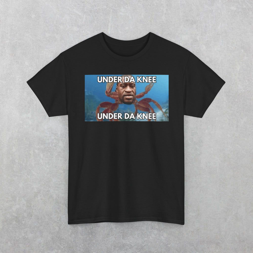 George Floyd Crab T-Shirt, Funny Under Da Knee Meme T-Shirt, Funny George Floyd Meme