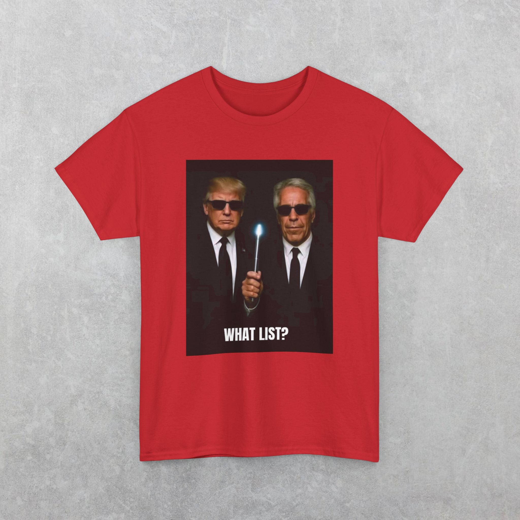 What List? Jeffrey Epstein, Donald Trump T-Shirt