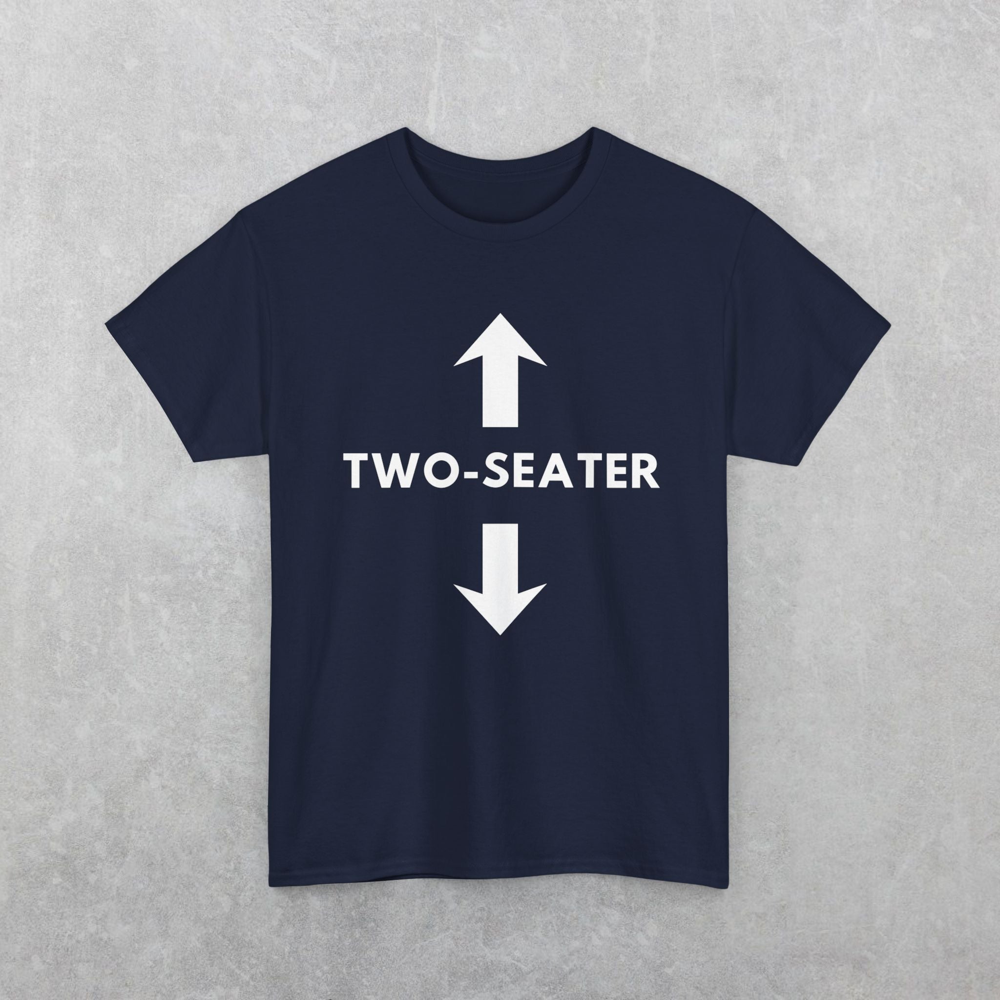 Two-Seater Funny Adult Humor T-Shirt