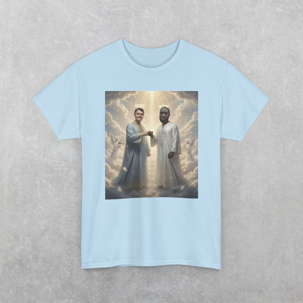 Charlie Kirk & George Floyd In Heaven T-Shirt