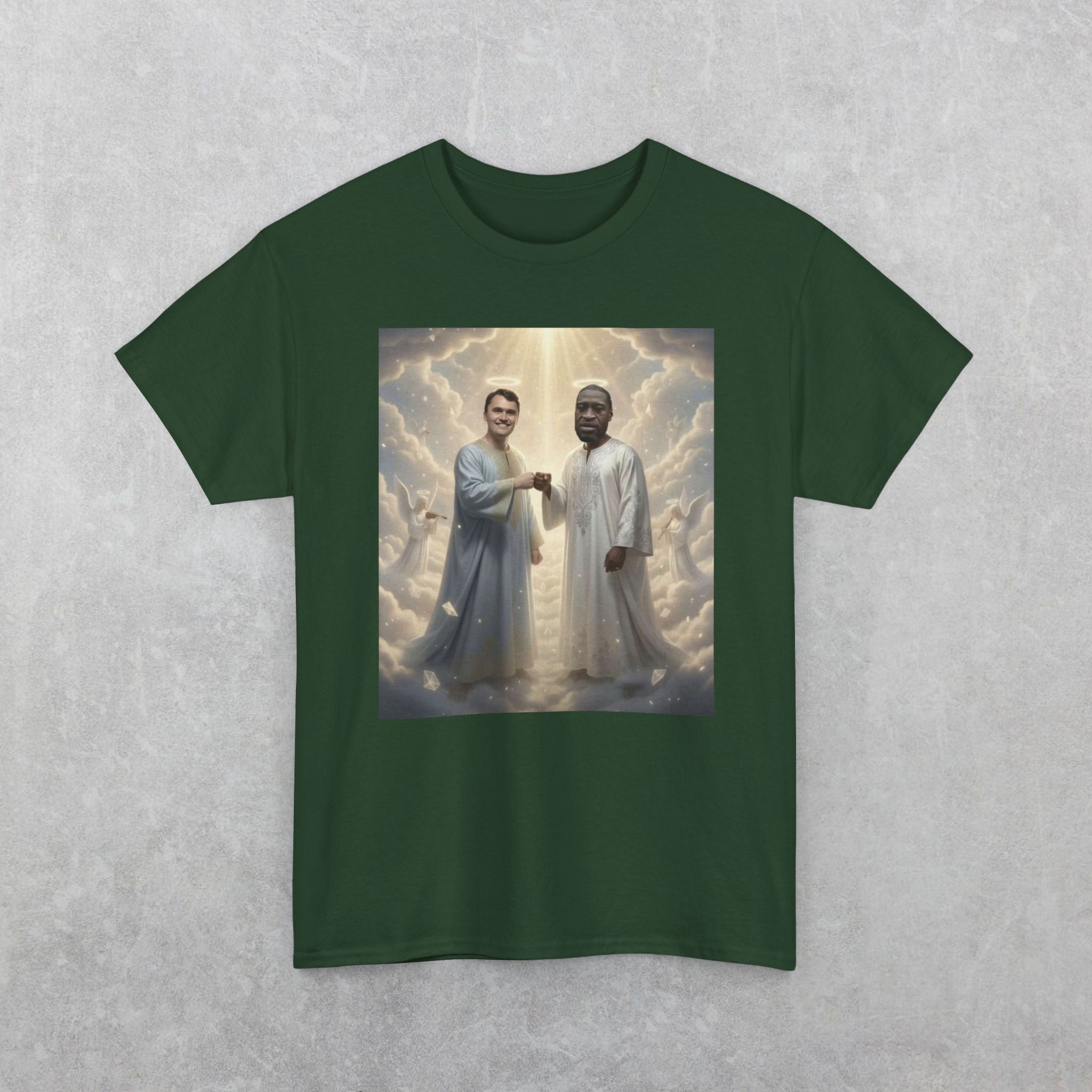 Charlie Kirk & George Floyd In Heaven T-Shirt
