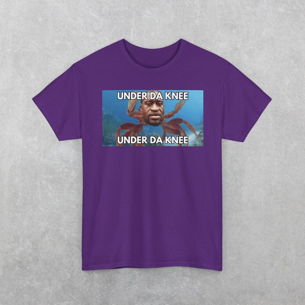 George Floyd Crab T-Shirt, Funny Under Da Knee Meme T-Shirt, Funny George Floyd Meme