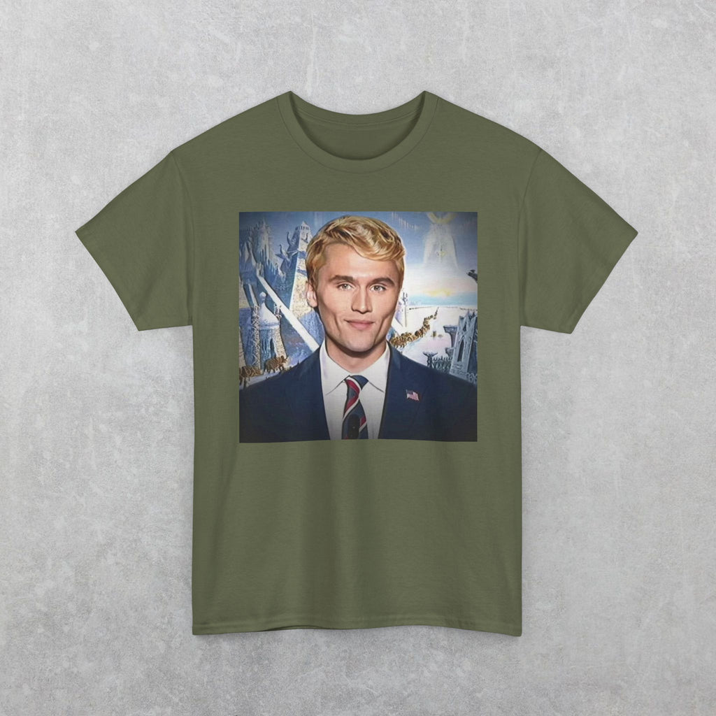 Agartha Kirk T-Shirt, Charlie Kirk In Agartha Tee