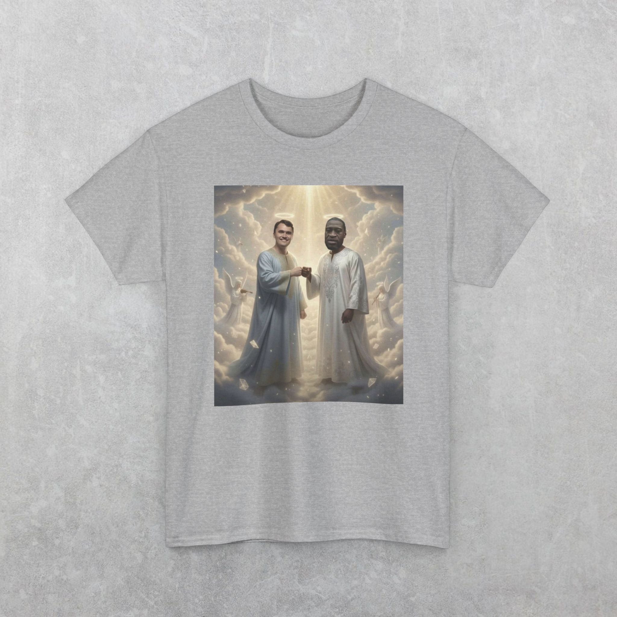Charlie Kirk & George Floyd In Heaven T-Shirt