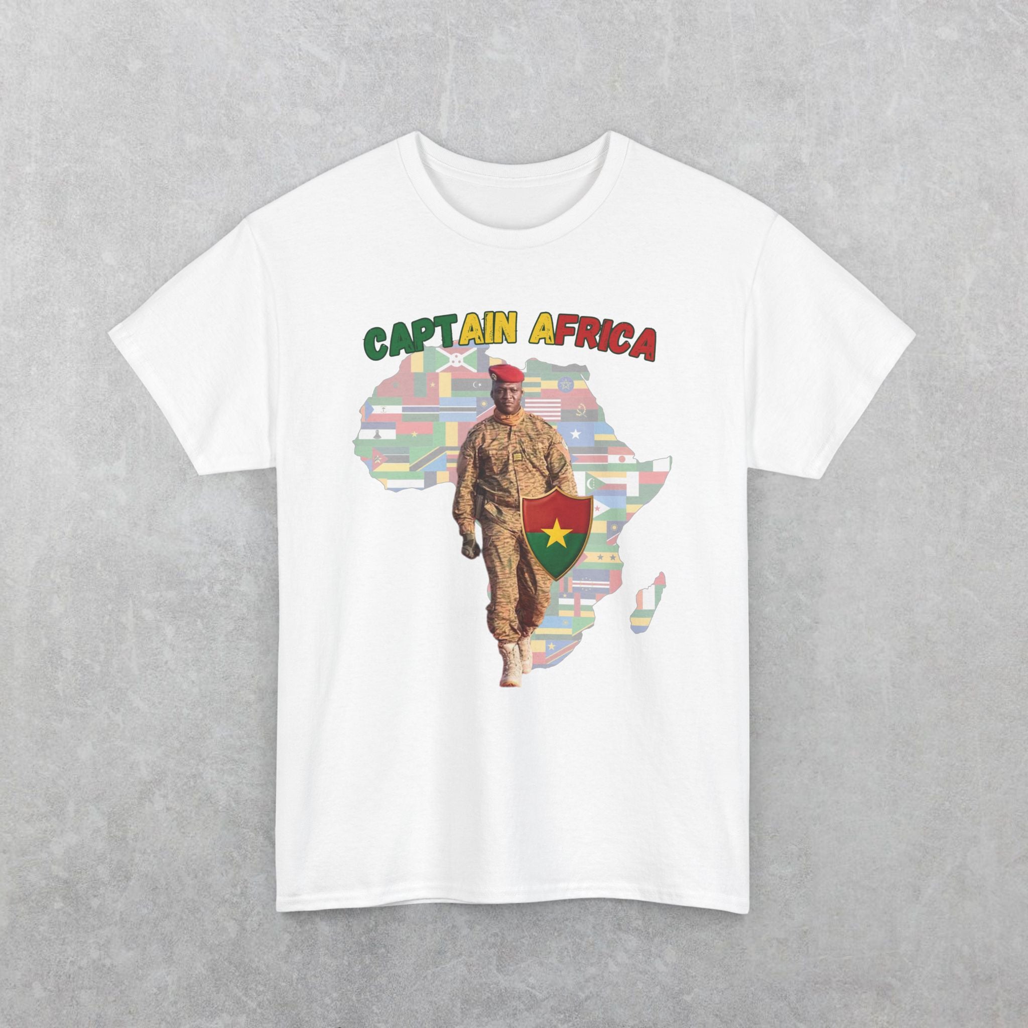African Captain T-Shirt, Ibrahim Traore, Burkina Faso