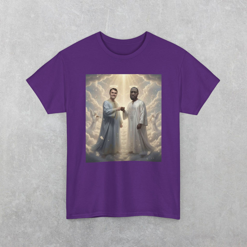 Charlie Kirk & George Floyd In Heaven T-Shirt