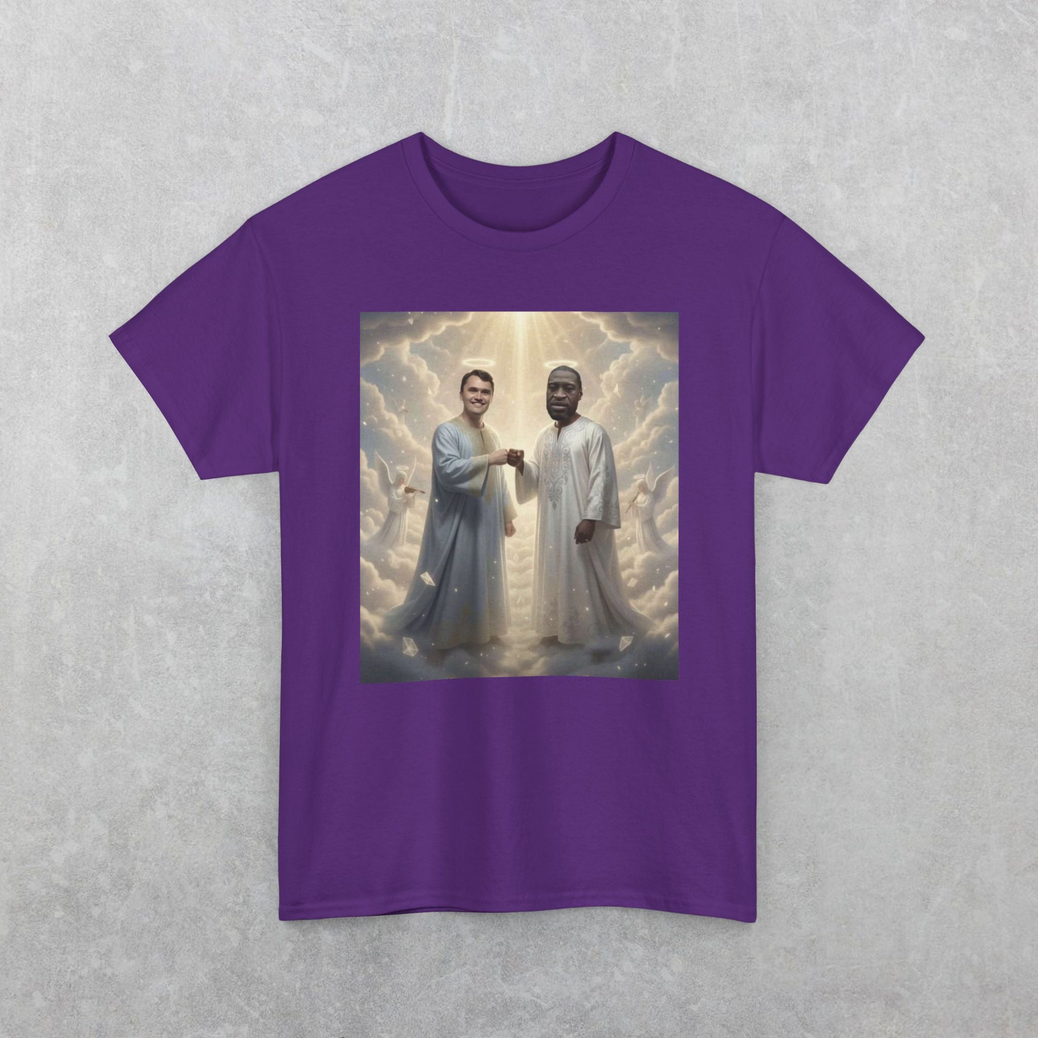 Charlie Kirk & George Floyd In Heaven T-Shirt
