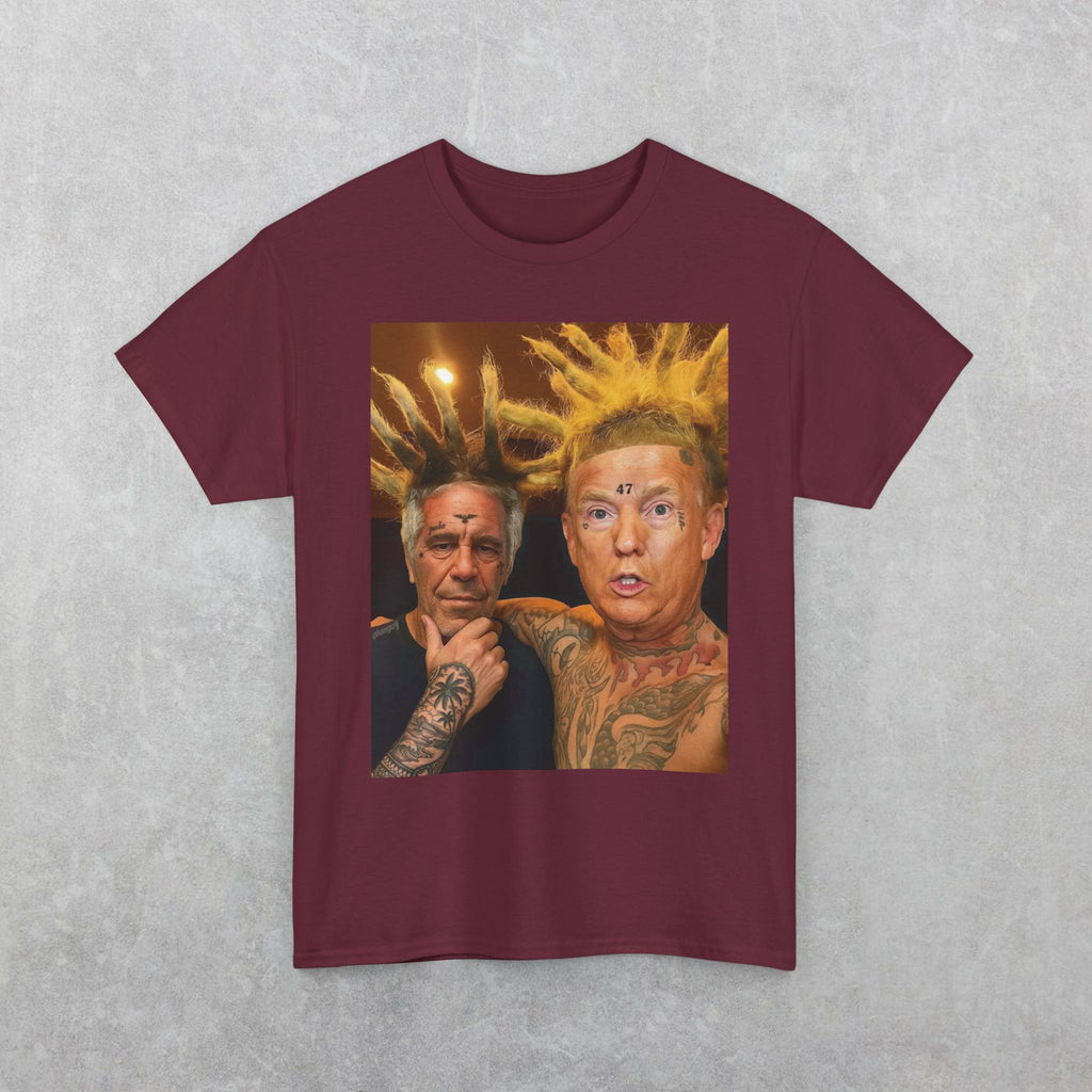 Trump & Epstein As The Island Boys T-Shirt