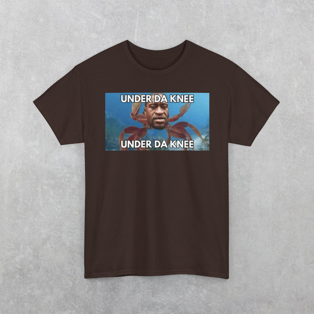 George Floyd Crab T-Shirt, Funny Under Da Knee Meme T-Shirt, Funny George Floyd Meme