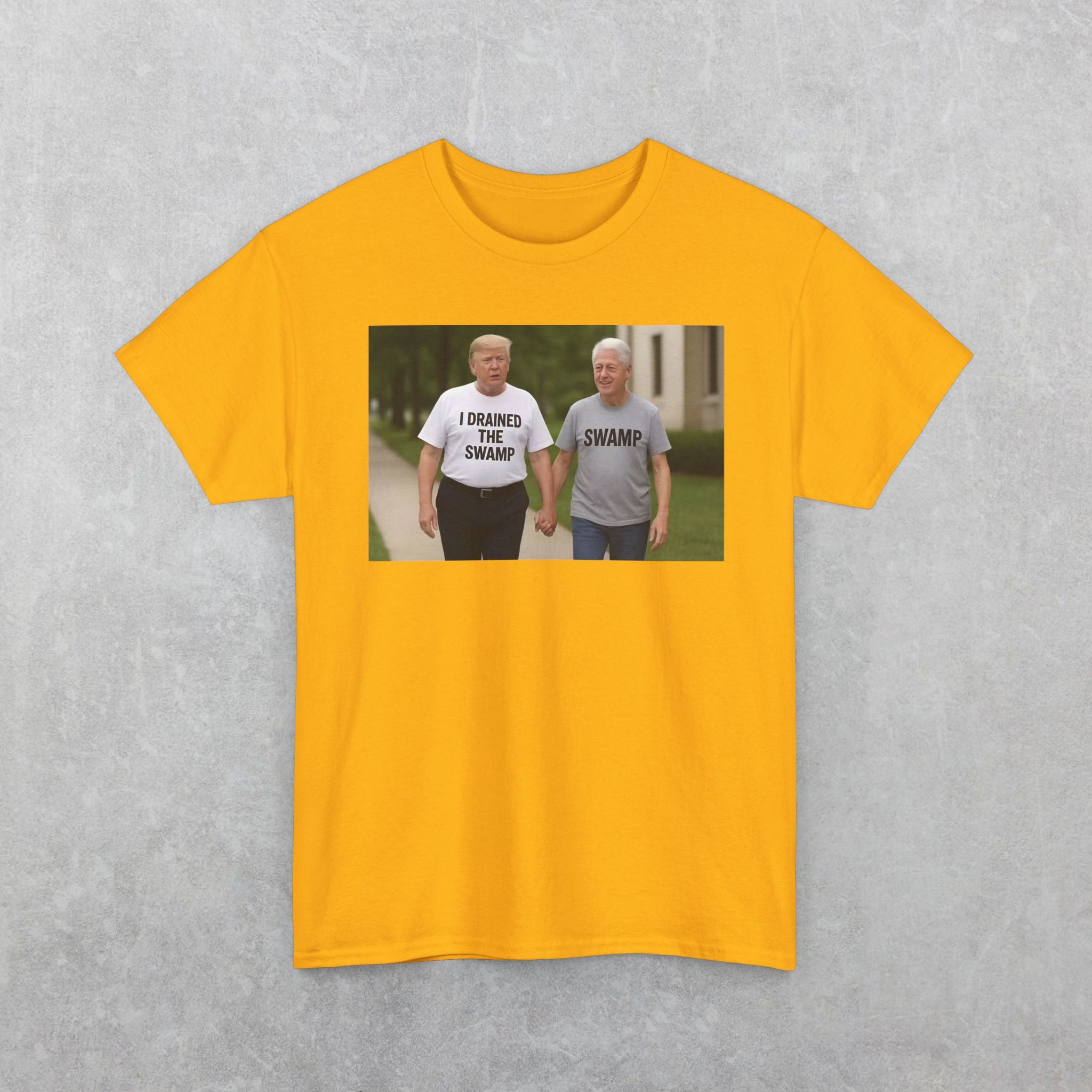 Funny "I Drained The Swamp" Trump & Bubba T-Shirt