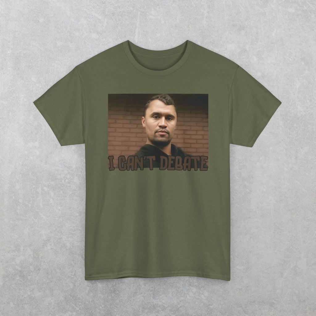 I CAN'T DEBATE Charlie Kirk T-Shirt | Kirkified George Floyd Tee
