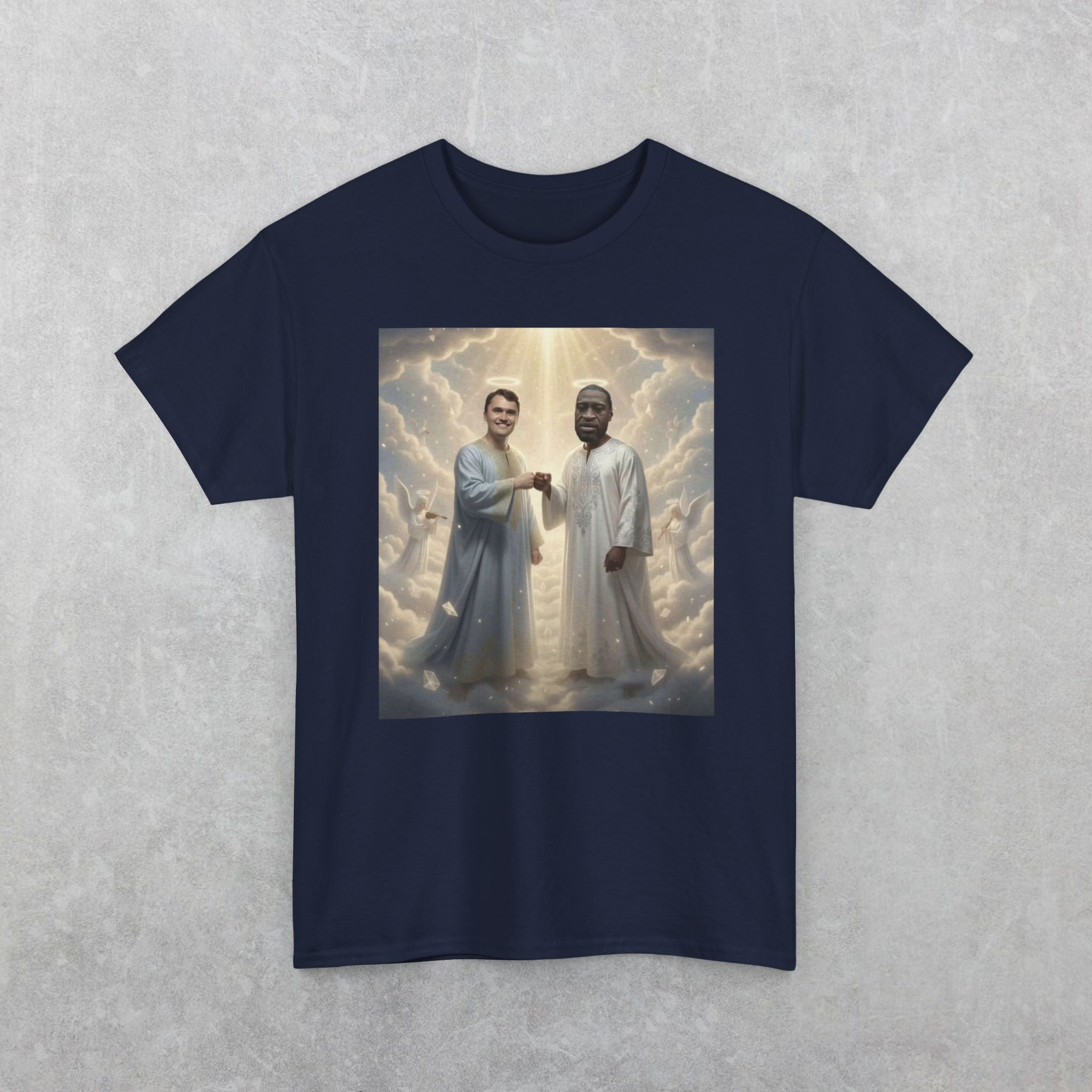 Charlie Kirk & George Floyd In Heaven T-Shirt