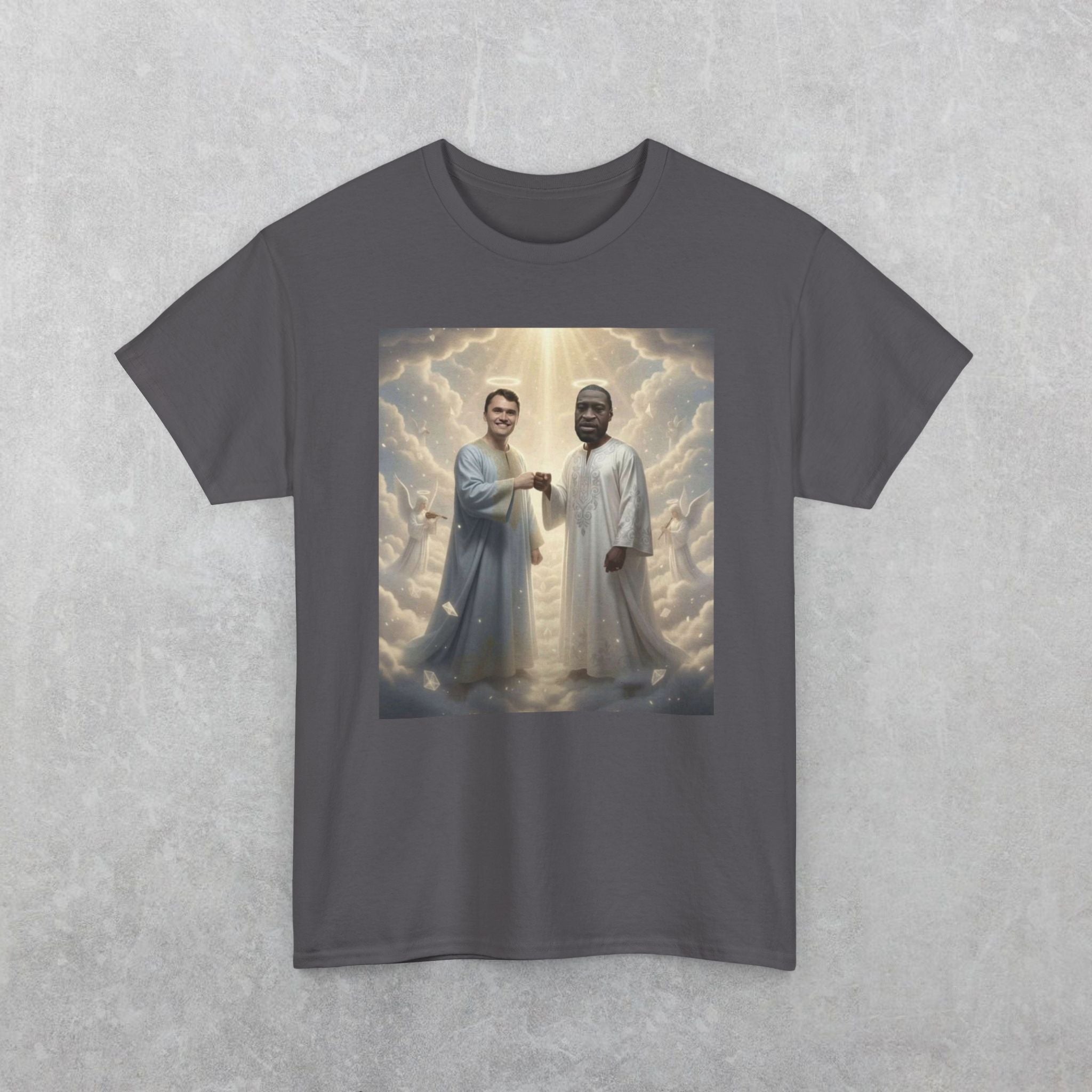 Charlie Kirk & George Floyd In Heaven T-Shirt
