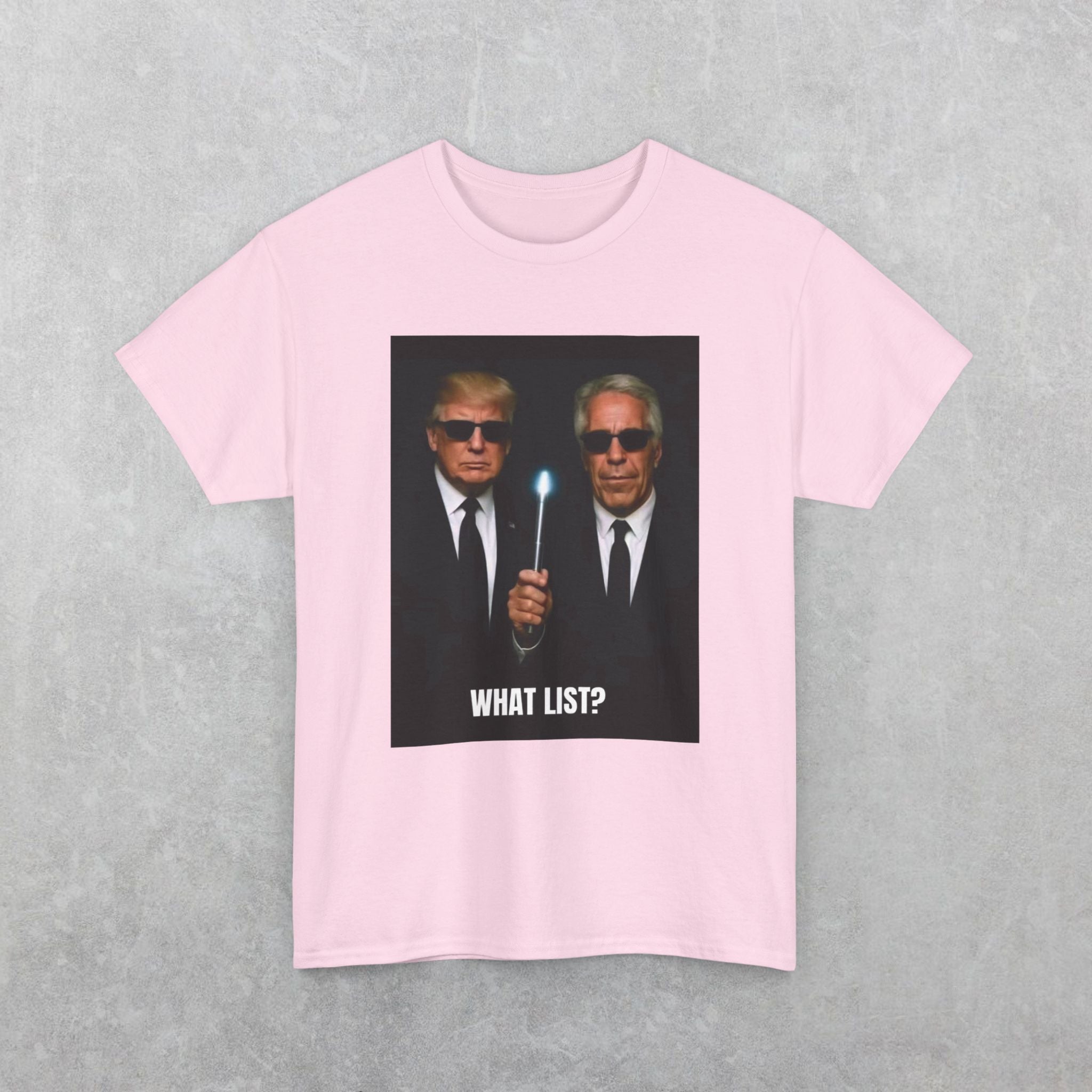 What List? Jeffrey Epstein, Donald Trump T-Shirt