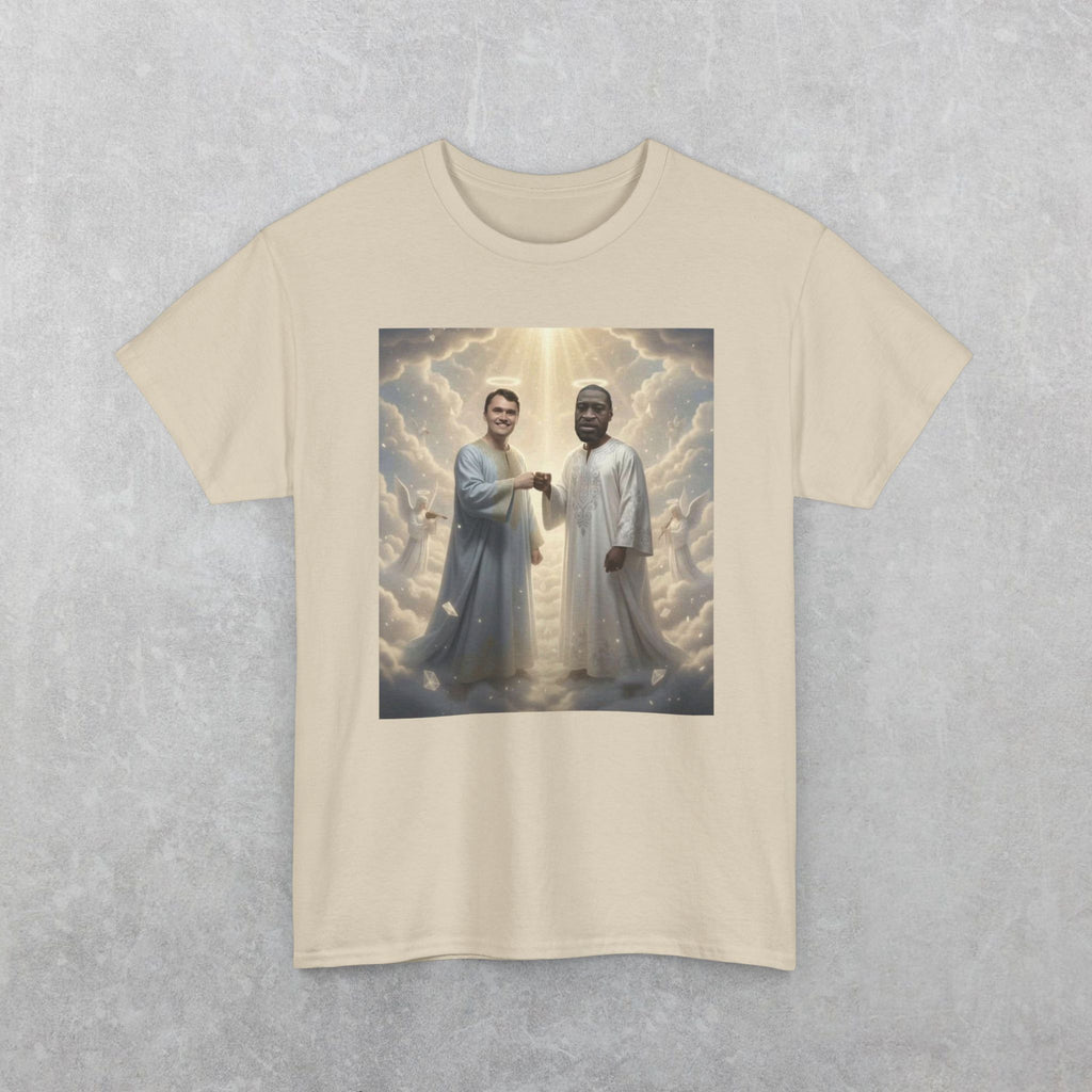 Charlie Kirk & George Floyd In Heaven T-Shirt