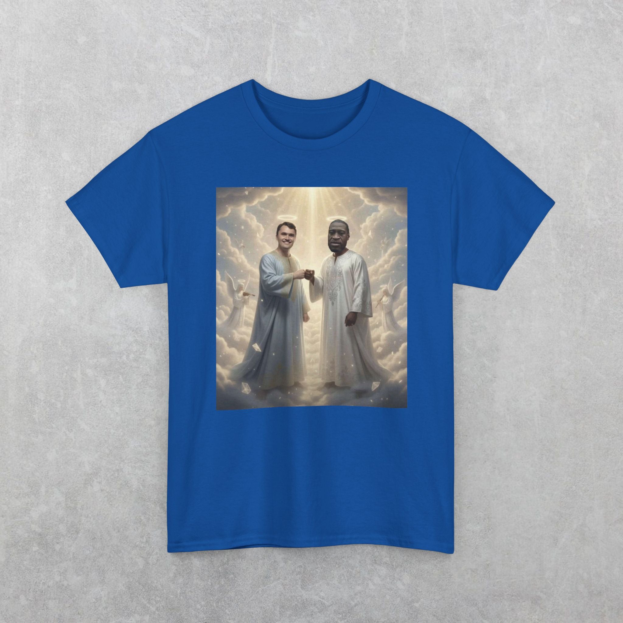Charlie Kirk & George Floyd In Heaven T-Shirt