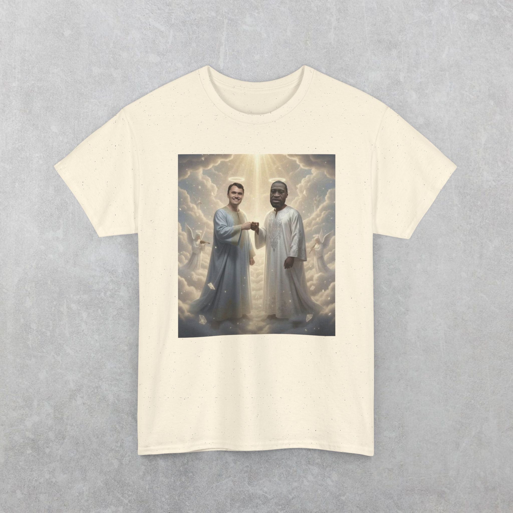 Charlie Kirk & George Floyd In Heaven T-Shirt