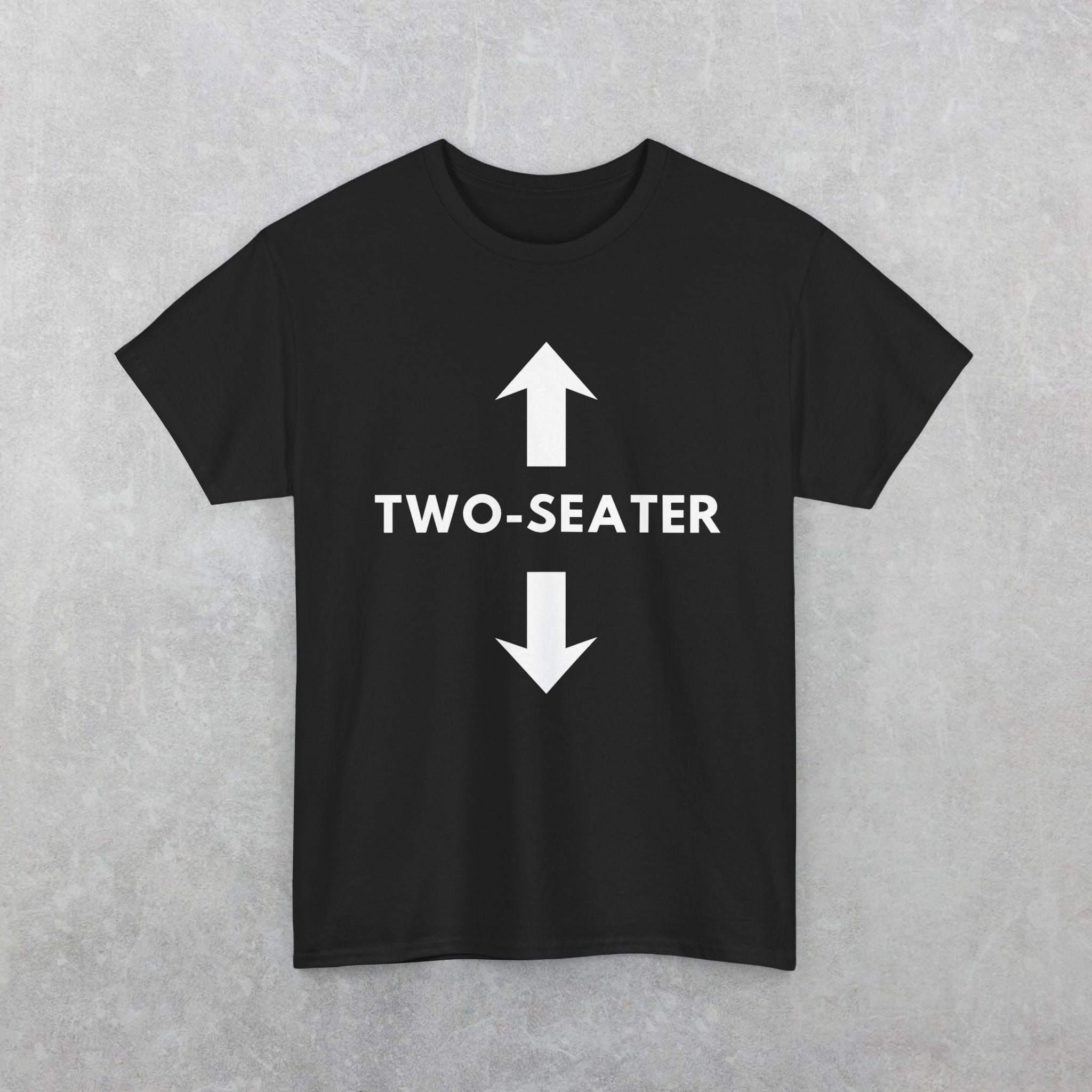 Two-Seater Funny Adult Humor T-Shirt