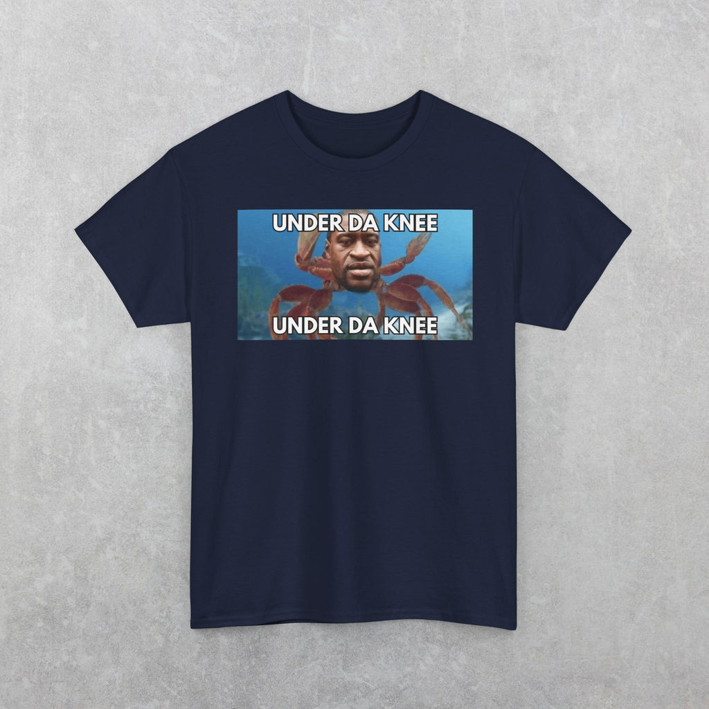 George Floyd Crab T-Shirt, Funny Under Da Knee Meme T-Shirt, Funny George Floyd Meme