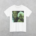 The Steins, Epstein & Einstein Unisex Heavy Cotton Tee, Funny Joke, Epstein Island, Genius, Epstein Island, Albert Einstein Tee