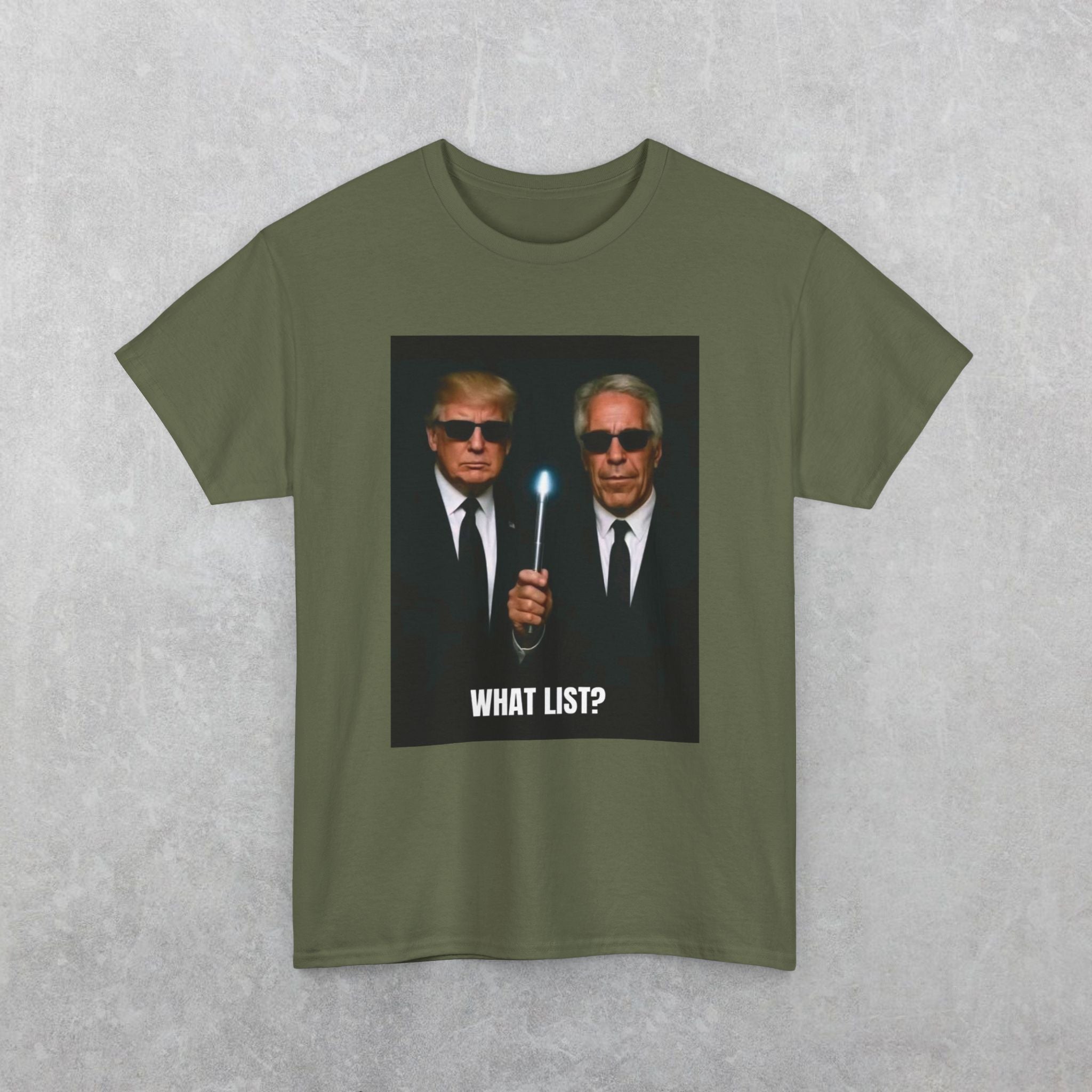What List? Jeffrey Epstein, Donald Trump T-Shirt