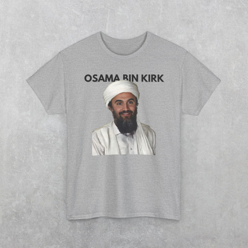 Osama Bin Kirk T-Shirt | Parody Charlie Kirk Tee, Political Satire Shirt, Obama Bin Laden
