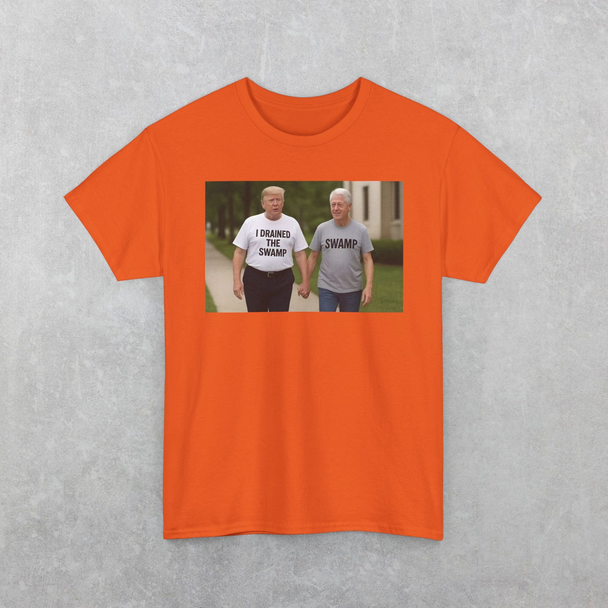 Funny "I Drained The Swamp" Trump & Bubba T-Shirt